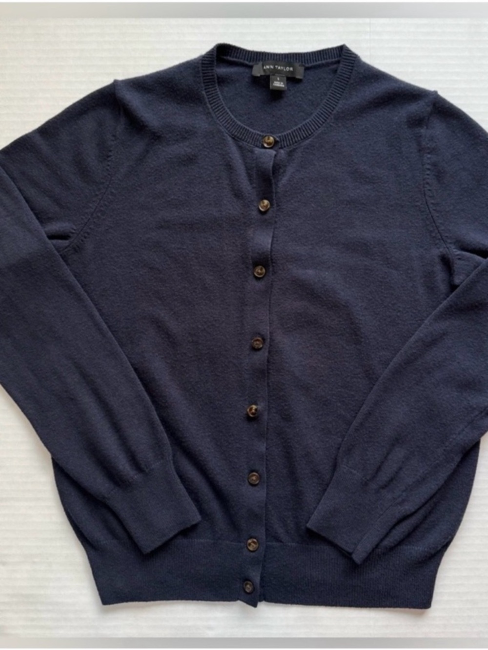 Ann Taylor Cardigan Night Sky (Navy Blue) - Small - Picture 3 of 7